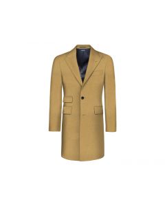 SOLID LIGHT BROWN CUSTOM OVERCOAT